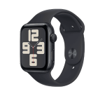 Apple Watch SE 44mm éjfekete alumíniumtok, sportszíj