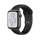Apple Watch Nike+ 44mm Asztroszürke alumíniumtok antracit-fekete sportszíjjal