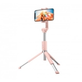 Spigen Velo ™ Háromlábú állvány Selfie bot őszibarack-rózsaszín színben