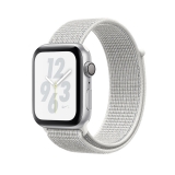 Apple Watch Nike+ 44mm Ezüstszínű alumíniumtok hegycsúcsfehér sportpánttal