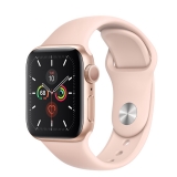 Apple Watch Series 5 40mm Arany alumíniumtok rózsakvarc sportszíjjal