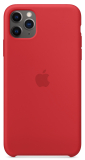 iPhone 11 Pro Max gyári szilikon tok piros  színben