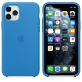 iPhone 11 Pro gyári szilikon tok hullámkék színben