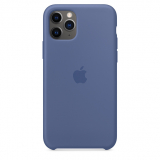 iPhone 11 Pro gyári szilikon tok lenvászonkék  színben