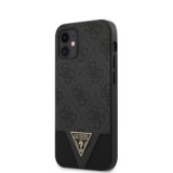 Guess hátlapi tok szürke színben fekete logóval iPhone 12 mini készülékre