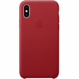 Apple iPhone XR gyári bőrtok piros színben