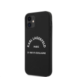 Karl Lagerfeld tok iPhone 12 Mini készülékre fekete feliratos