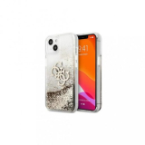 Guess Liquid glitter tok iPhone 13 Mini készülékre arany