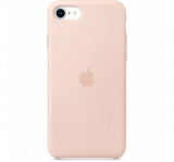 Apple iPhone 7/8/SE (2020/2022) gyári szilikon tok, rózsaszín homok