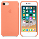 iPhone 8 / 7 / SE (2020) gyári szilikon tok –  barack színben