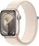 Apple Watch Series 9 41mm csillagfény alumíniumtok, csillagfény sportpánt