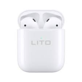 Lito LT-T02 TWS Bluetooth Vezeték nélküli fülhallgató fehér színben