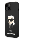 Karl Lagerfeld iPhone 15 tok fekete színben