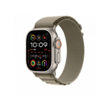 Apple Watch Ultra 2 GPS + Cellular, 49 mm-es titántok, oliva Alpesi pánt 