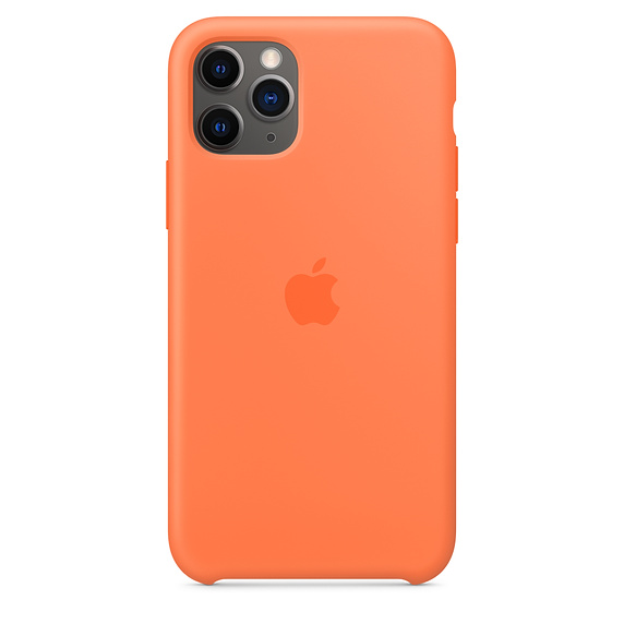 iPhone 11 Pro Max gyári szilikon tok C-vitamin  színben