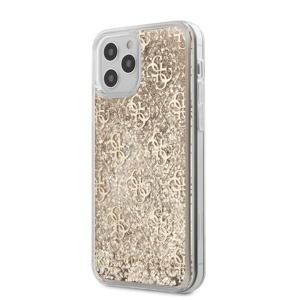 Guess Liquid kristály tok iPhone 12 Pro Max készülékre arany színben