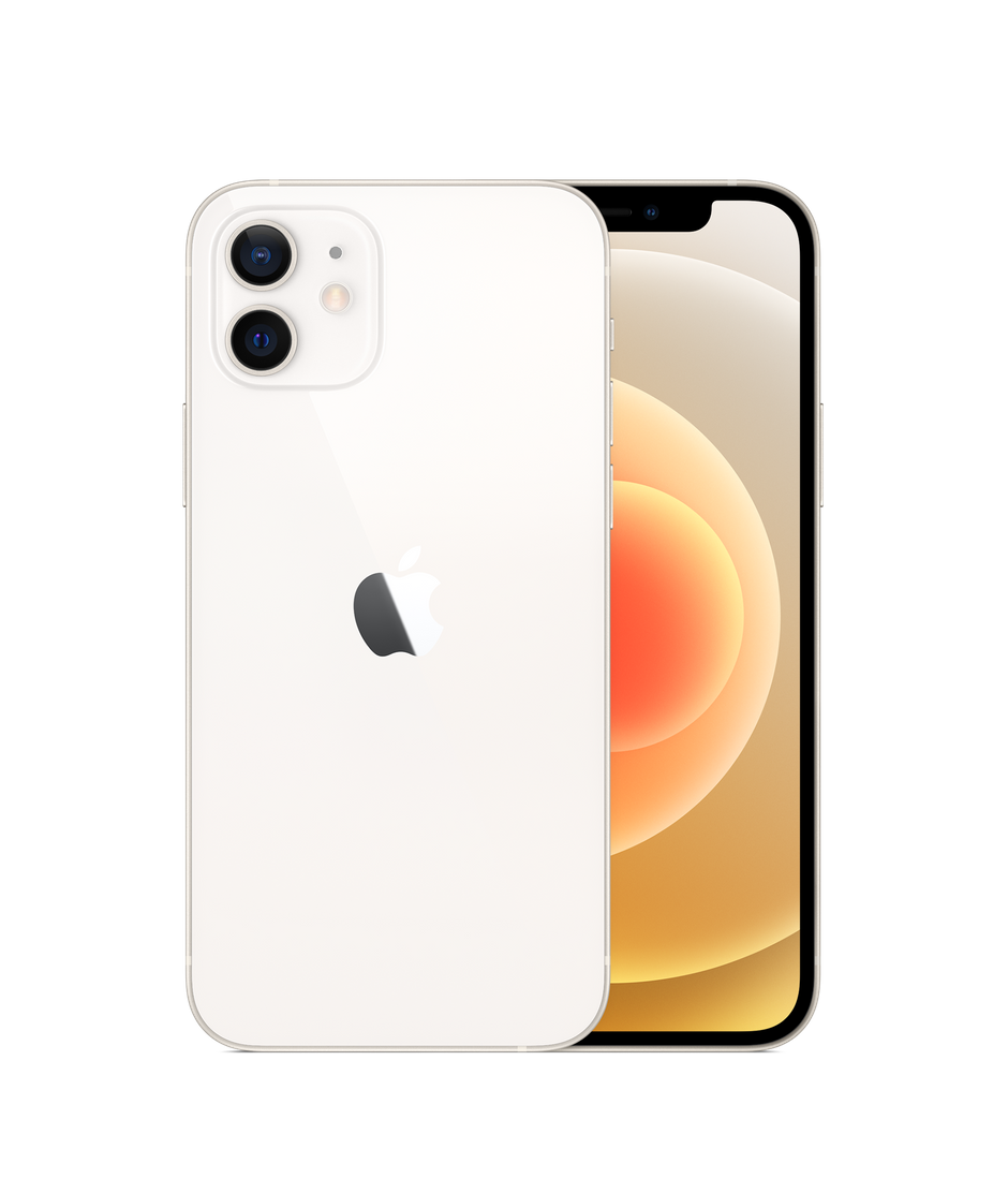 Apple iPhone 12 128GB kártyafüggetlen mobilkészülék fehér színben