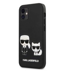Karl & Choupette tok iPhone 12 mini készülékre Fekete színben