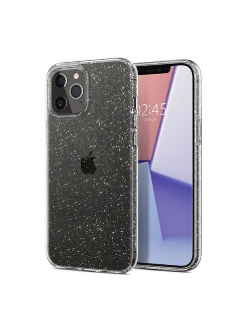Spigen Liquid Crystal Glitter Apple iPhone 12 mini Crystal Quartz tok átlátszó