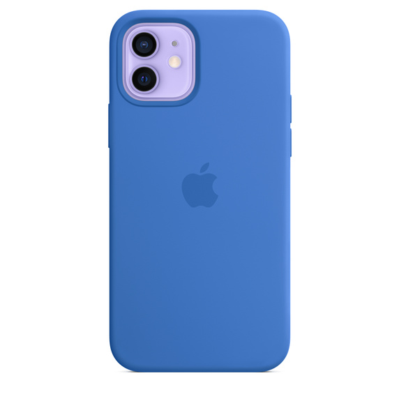 MagSafe-rögzítésű iPhone 12- és 12 Pro -szilikontok – capri kék