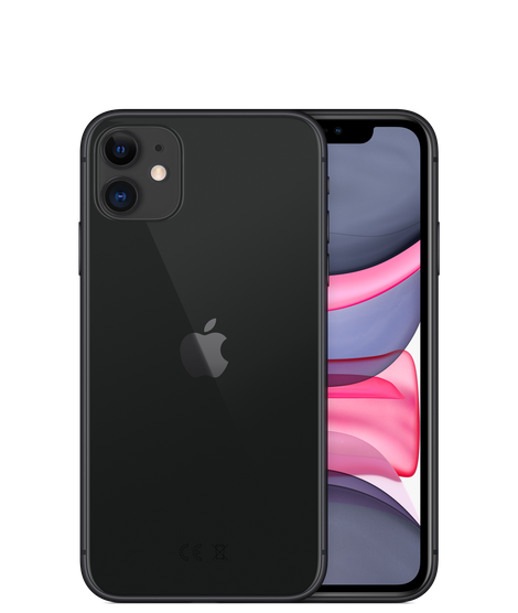 Apple iPhone 11 128GB kártyafüggetlen mobilkészülék fekete színben