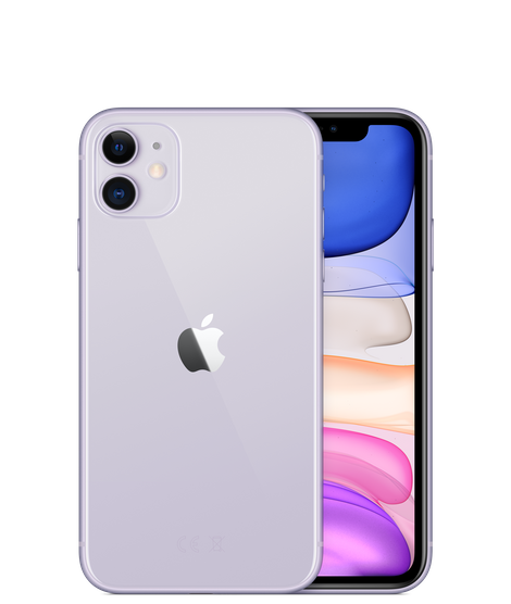 Apple iPhone 11 128GB kártyafüggetlen mobilkészülék lila színben