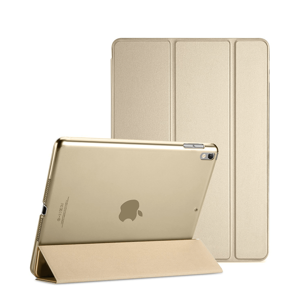 Kitámaszthatós flip tok iPad 10,2" 7/8/9 generációs iPadre arany színben