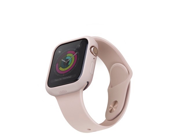 Uniq Lino Apple Watch szilikon óratok rózsaszín 40mm
