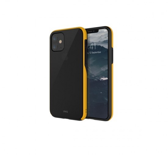 Uniq Vesto Hue Apple iPhone 11 műanyag tok sárga