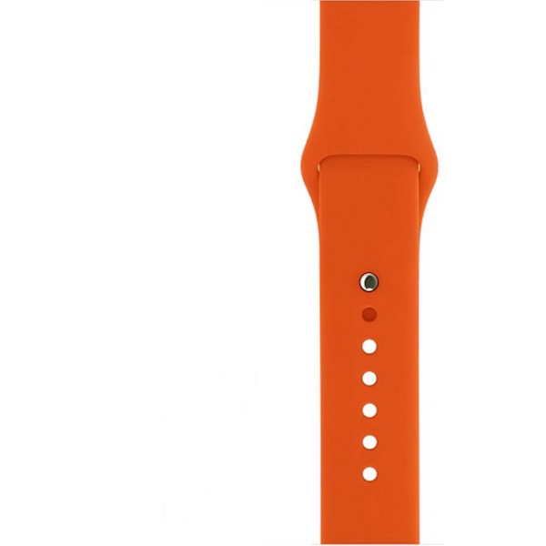 Apple Watch 38 / 40 / 41 mm narancs után gyártott szilikon szíj