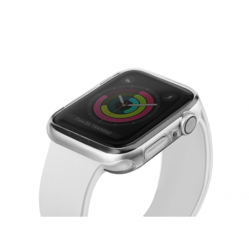 Uniq Apple watch 44mm ultravékony szilikon óratok átlátszó