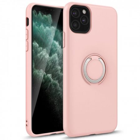 ZIZO REVOLVE Series iPhone 11 Pro Max ütésálló tok, selfie gyűrűvel, rózsaszín