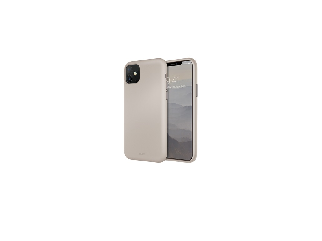 Uniq Lino Hue Apple iPhone 11 Szilikon Tok - Csont