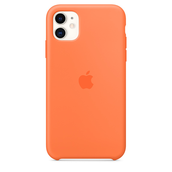 iPhone 11 gyári szilikontok  C‑vitamin színben