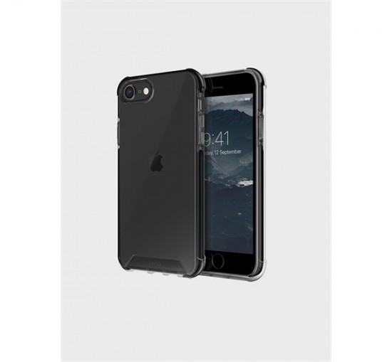 Uniq Combat Apple iPhone SE(2020/2022)/8/7, szilikon tok, fekete