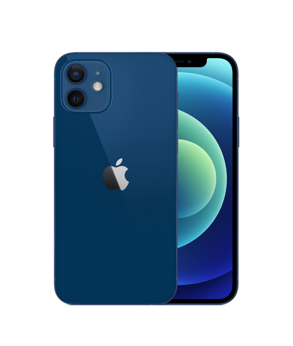 Apple iPhone 12 64GB kártyafüggetlen mobilkészülék kék színben