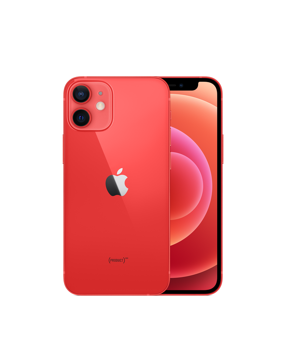 Apple iPhone 12 mini 128GB kártyafüggetlen mobilkészülék piros színben