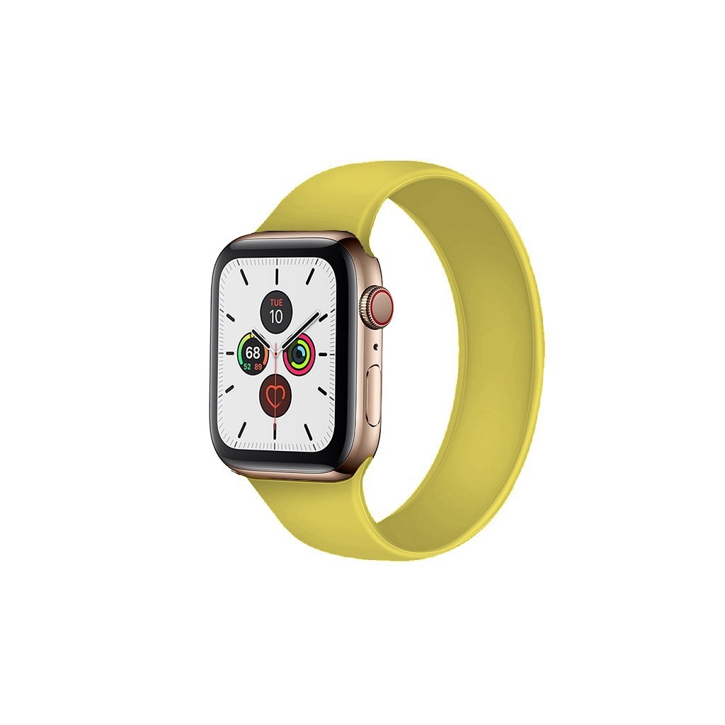 Apple Watch körpánt sárga színben 42/44/45/49mm M méret