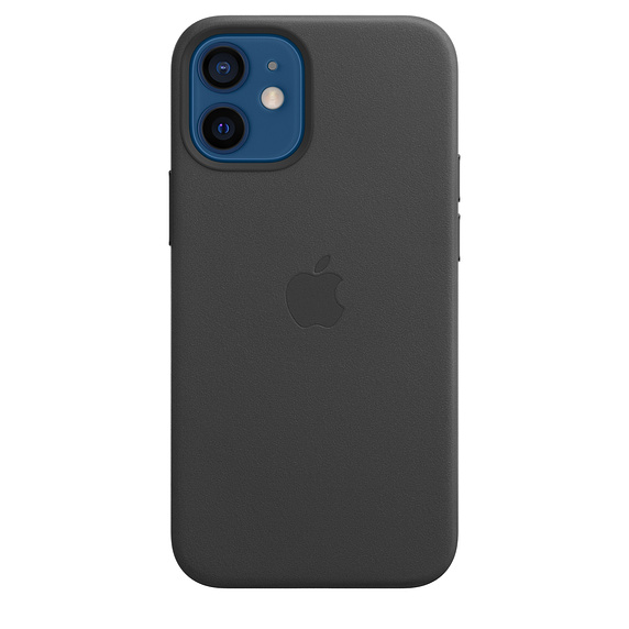 MagSafe-rögzítésű iPhone 12 mini-bőrtok – fekete