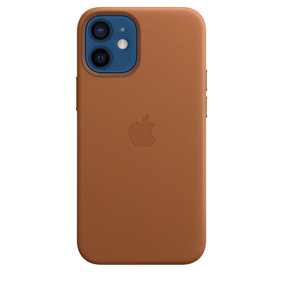 MagSafe-rögzítésű iPhone 12 mini-bőrtok – vörösesbarna