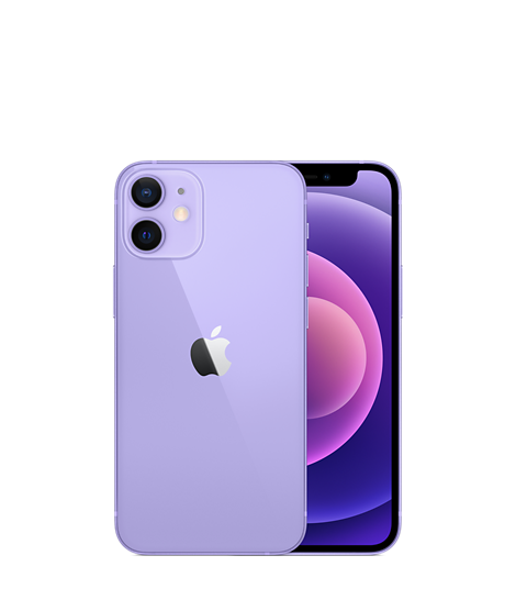 Apple iPhone 12 mini 64GB kártyafüggetlen mobilkészülék lila színben