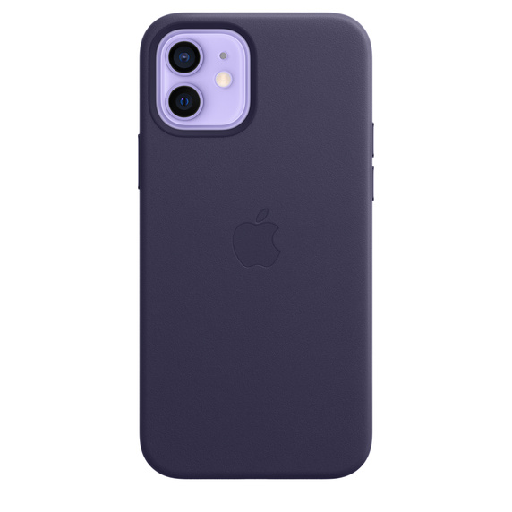 MagSafe-rögzítésű iPhone 12 mini-bőrtok – mély ibolyaszín