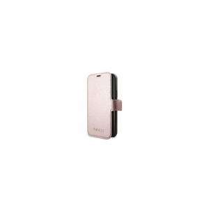GUESS flip tok iPhone 12/12 Pro készülékre arany Guess felírattal
