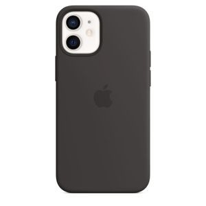 MagSafe-rögzítésű iPhone 12- és 12 Pro-szilikontok – fekete