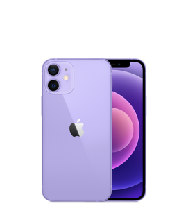 Apple iPhone 12 mini 128GB kártyafüggetlen mobilkészülék lila színben