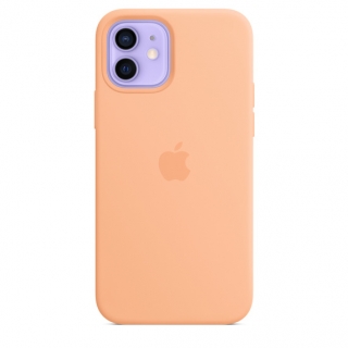 MagSafe-rögzítésű iPhone 12- és 12 Pro -szilikontok – sárgadinnye