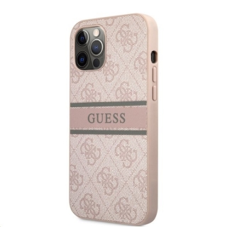 GUESS 4G tok iPhone 12 / 12 Pro készülékre rózsaszín