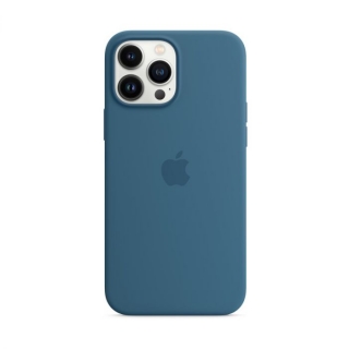 MagSafe-rögzítésű iPhone 13 Pro Max-szilikontok – cinegekék