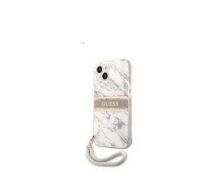 Guess márványmintás tok iPhone 13 Mini készülékre szürke