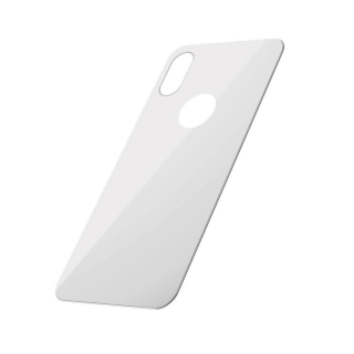 Hátlapi üvegfólia iPhone X/Xs fehér
